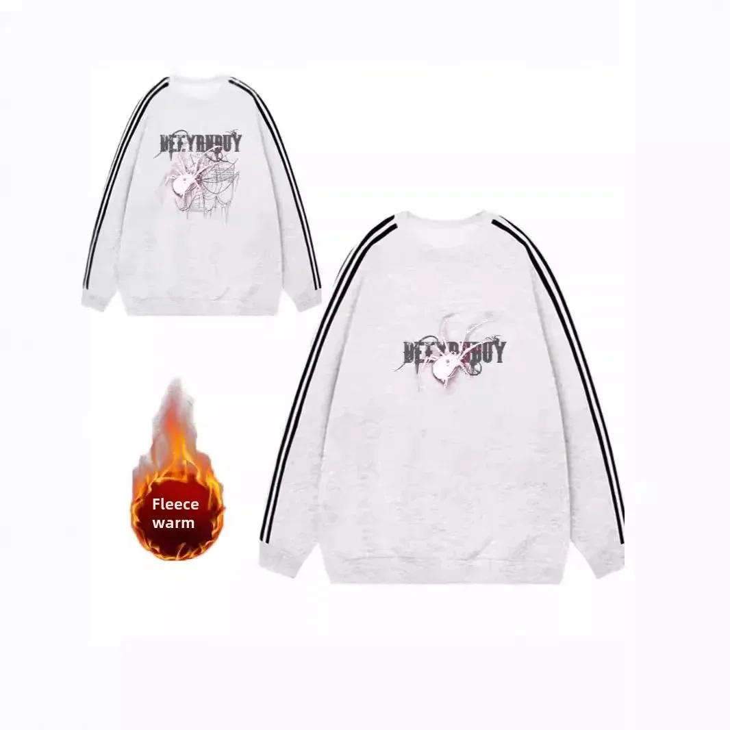 Винтажная Женская толстовка с капюшоном Guotrendyvintage свободный крой повседневный