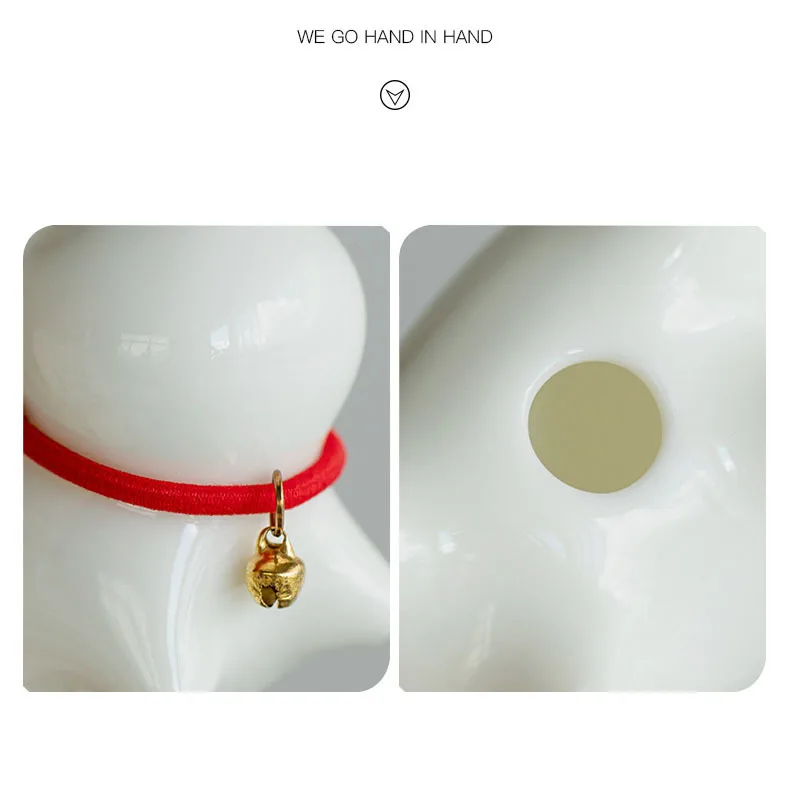 Бутик овечья полная Нефритовая керамическая кошачья чайная труба для домашнего