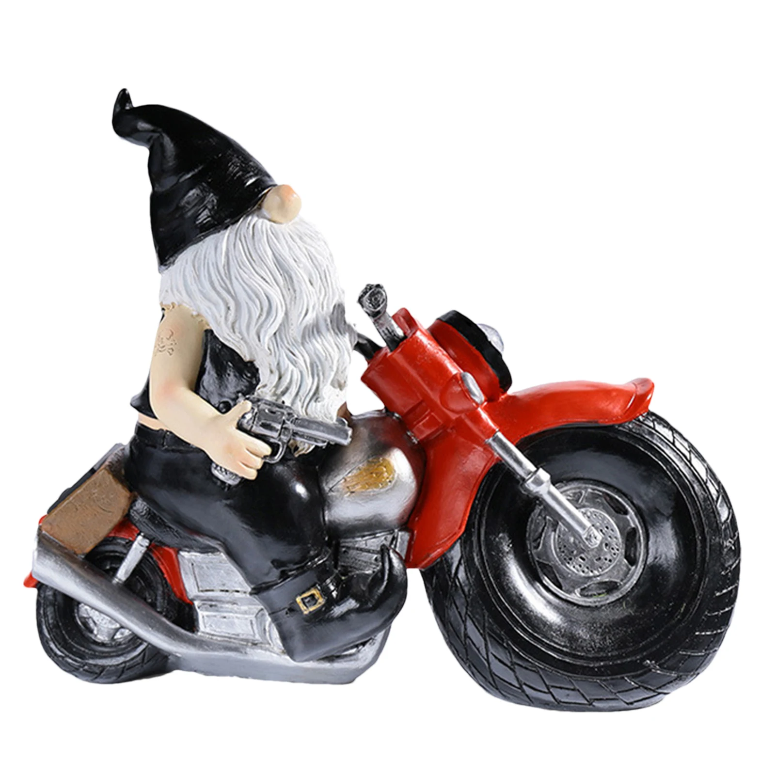 

Biker Garden Gnomes Outdoor Funny Gnome Riding Motorcycle Outdoor Statues Motorcycle Lovers Gift Resin Figurines Statue For Home