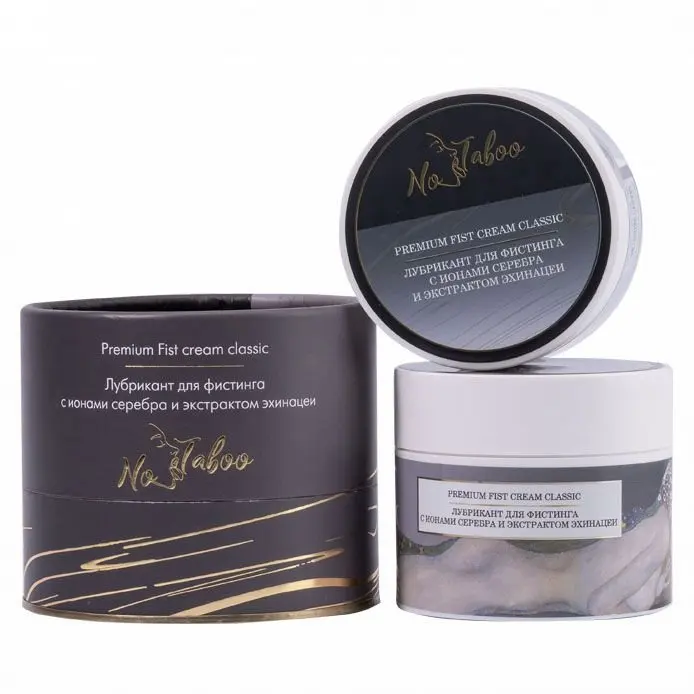 Крем-лубрикант для фистинга с ионами серебра и экстрактом эхинацеи No Taboo Premium Fist