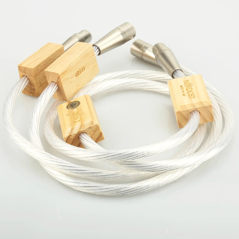 

Pair Nordost Odin2 Silver Supreme Reference XLR Balance Cable for HiFi Audio Amplifier CD Player