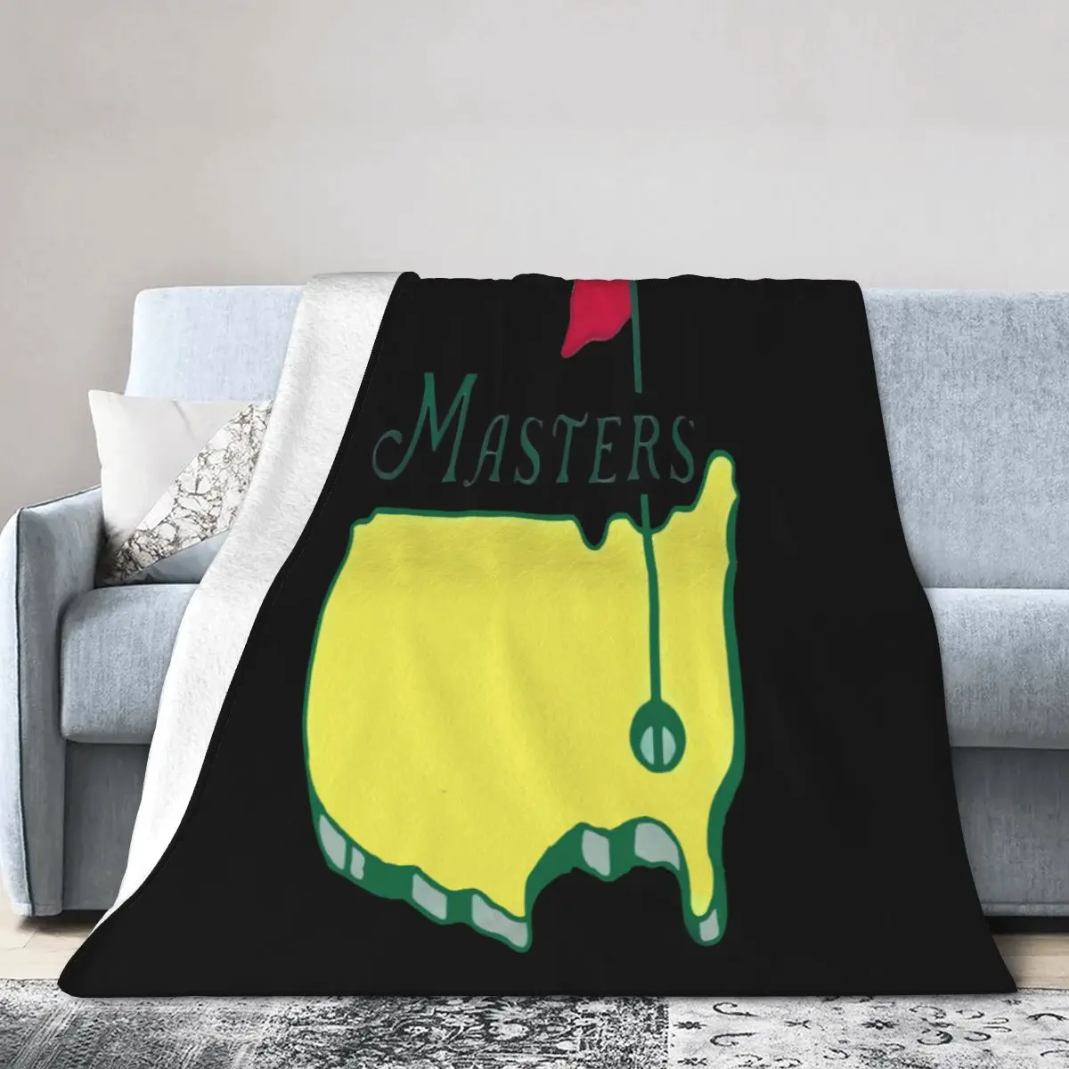 

Masters Augusta National Golf Blanket Bed Plush Blanket Kids Furry Winter Comforter Dirty resistant Anti-pilling Non-stick Soft