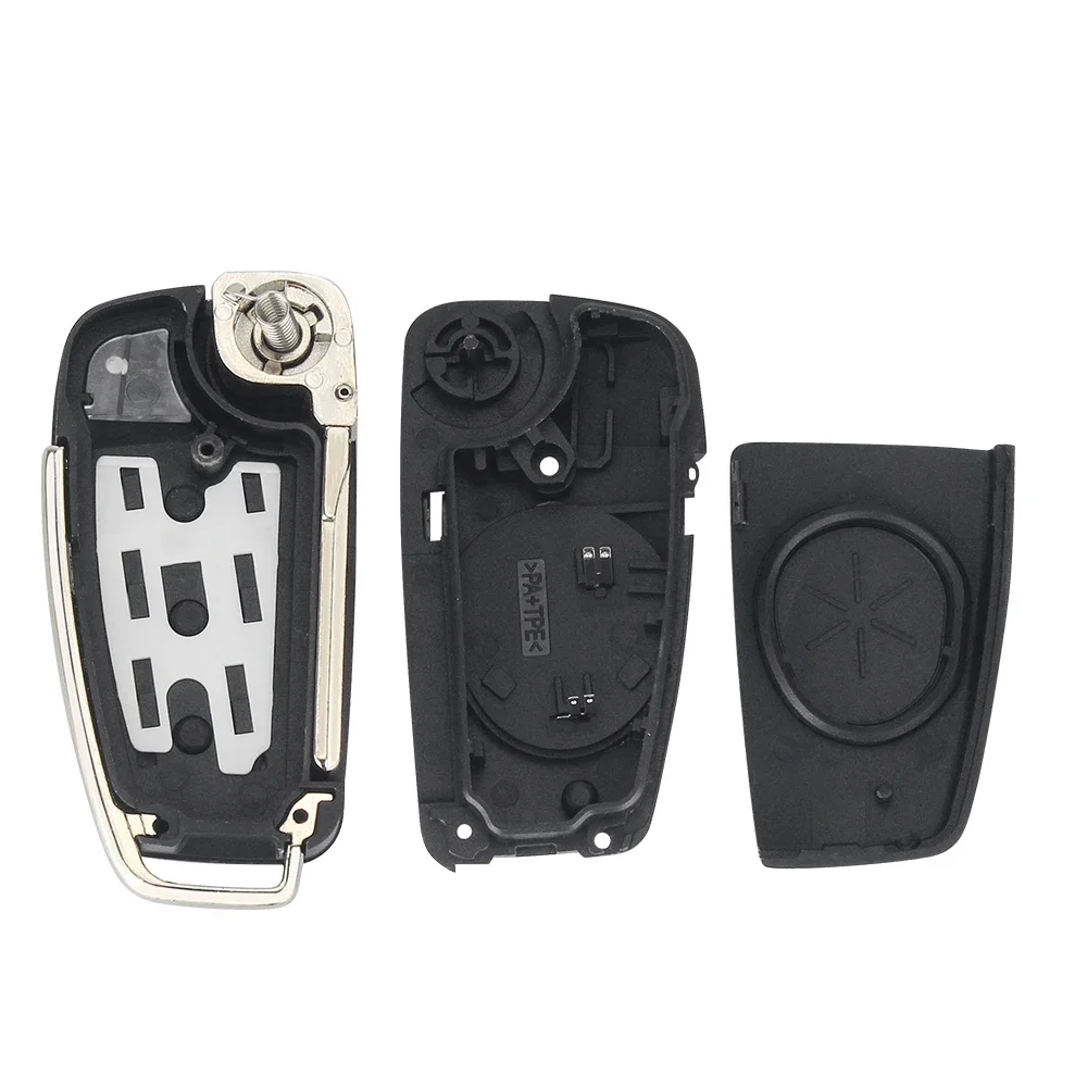 3 кнопки для Audi A2 A3 A4 A6 A6L A8 S5 Q7 TT (8P1) 2006 2007 HAA HU66 флип складной фотографический лезвие