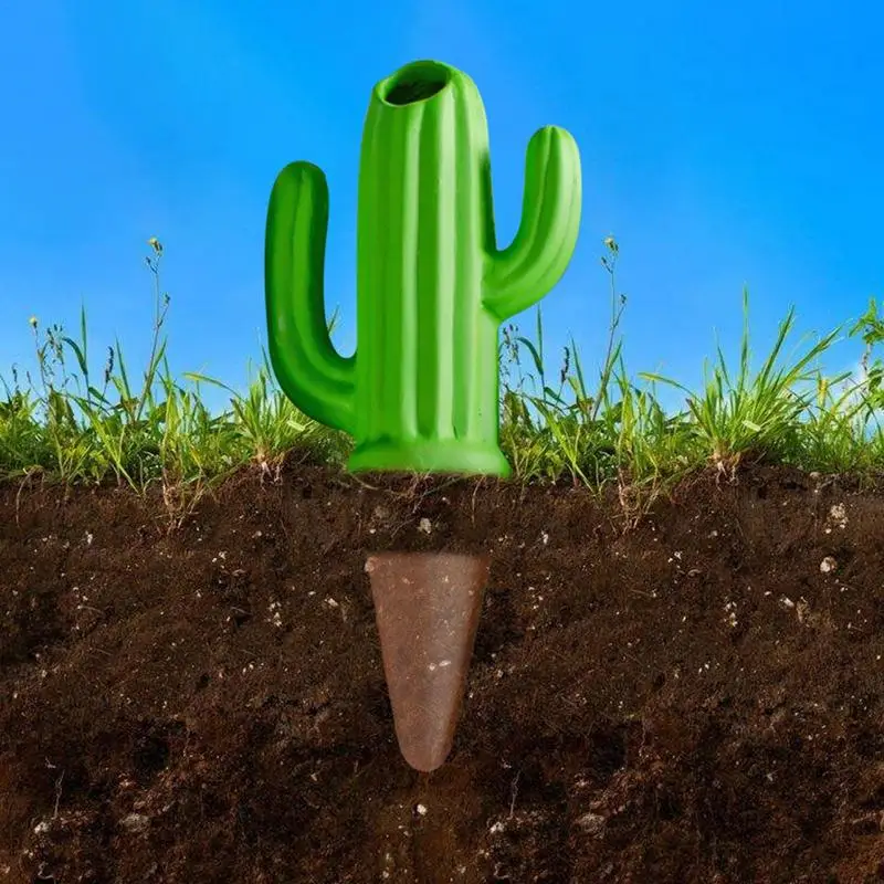 4 шт. конусы для полива растений в горшке форме кактуса