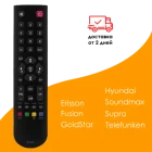 Пульт ду RC200 (RC2000C) для телевизоров Erisson Fusion GoldStar Hyundai Soundmax Supra Telefunken