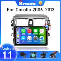 Srnubi for Toyota Corolla E140 E150 2006 2013 Din Android 10 0 Car Radio Multimedia Player GPS Carplay Stereo DVD Speakers