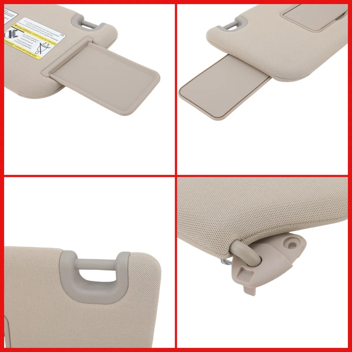 Фото Бежевая передняя панель солнцезащитного козырька для Nissan Pathfinder R52 2013-2017, для Infiniti QX60 JX35, с подсветкой, аксессуары для подключения Plug & Play №3