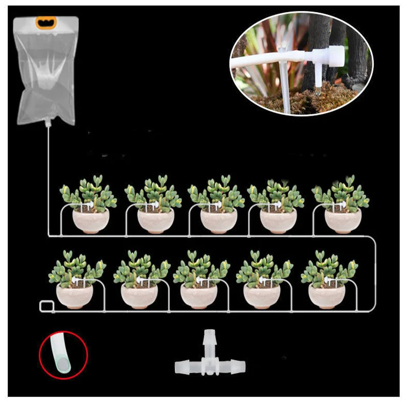

Automatic Flower Watering Device Drip Irrigation Device Dripper Household Potted Plant Watering Device Water Seepage Artifact