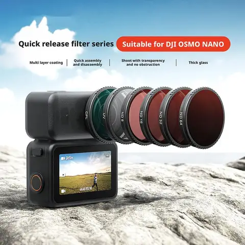 CUJMH Фильтр для объектива DJI Osmo Nano черный