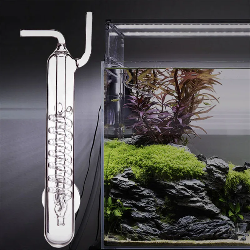

New Aquarium CO2 crystal snake Spiral ring bubbler Aquascape bubbler
