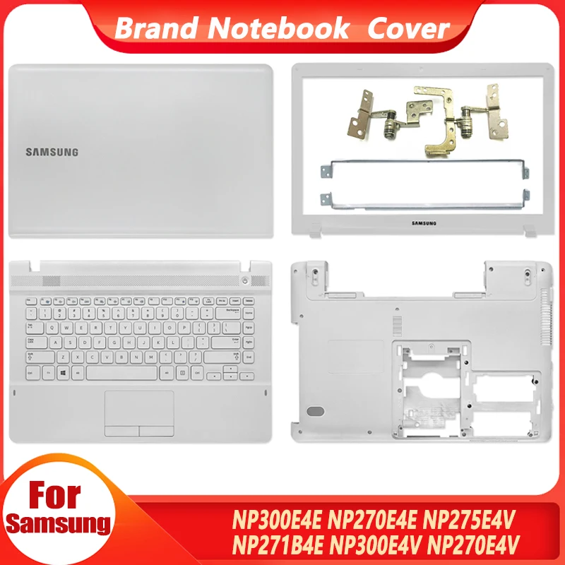 

NEW For Samsung NP300E4E NP270E4E NP275E4V NP271B4E NP300E4V NP270E4V Laptop LCD Back Cover Front Bezel keyboard Bottom Case 14"