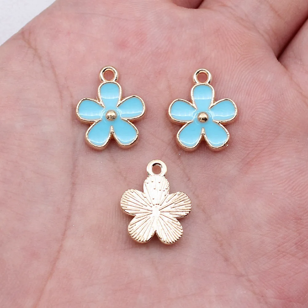 Эмалевые цветы новая модель подвесок для изготовления ювелирных изделий