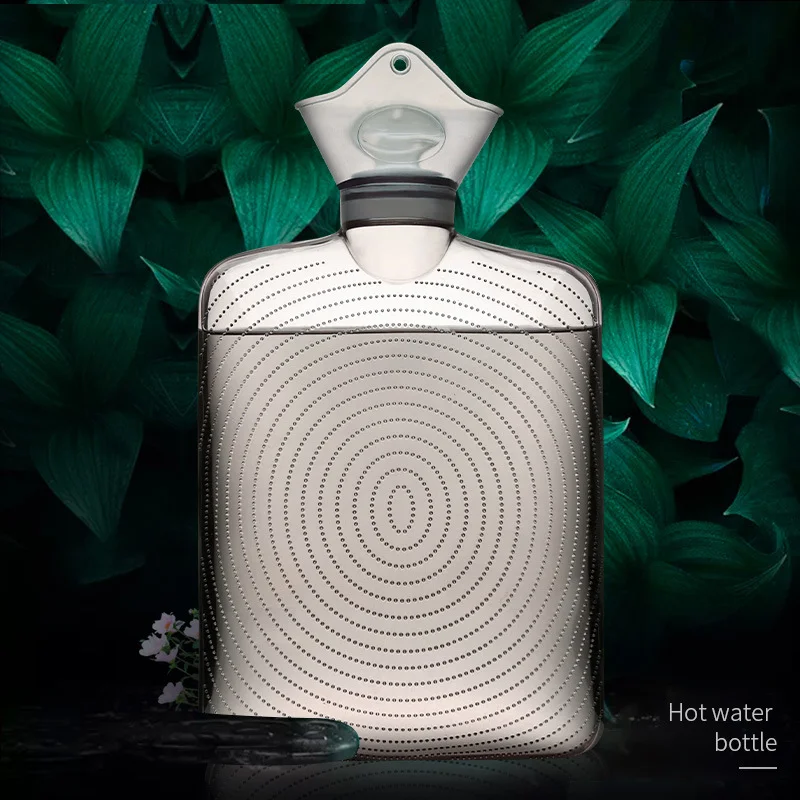 

1800 мл ежегодный круглый мешок для полива горячей воды, инъекция воды, прозрачный мешок для теплой воды, женский горячий компресс для согрева...