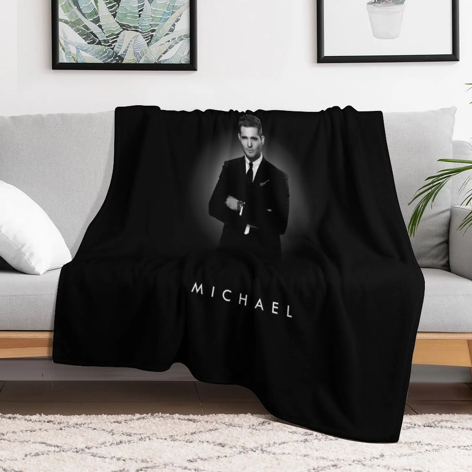 Одеяло nn Michael Buble Фланелевые дизайнерские одеяла