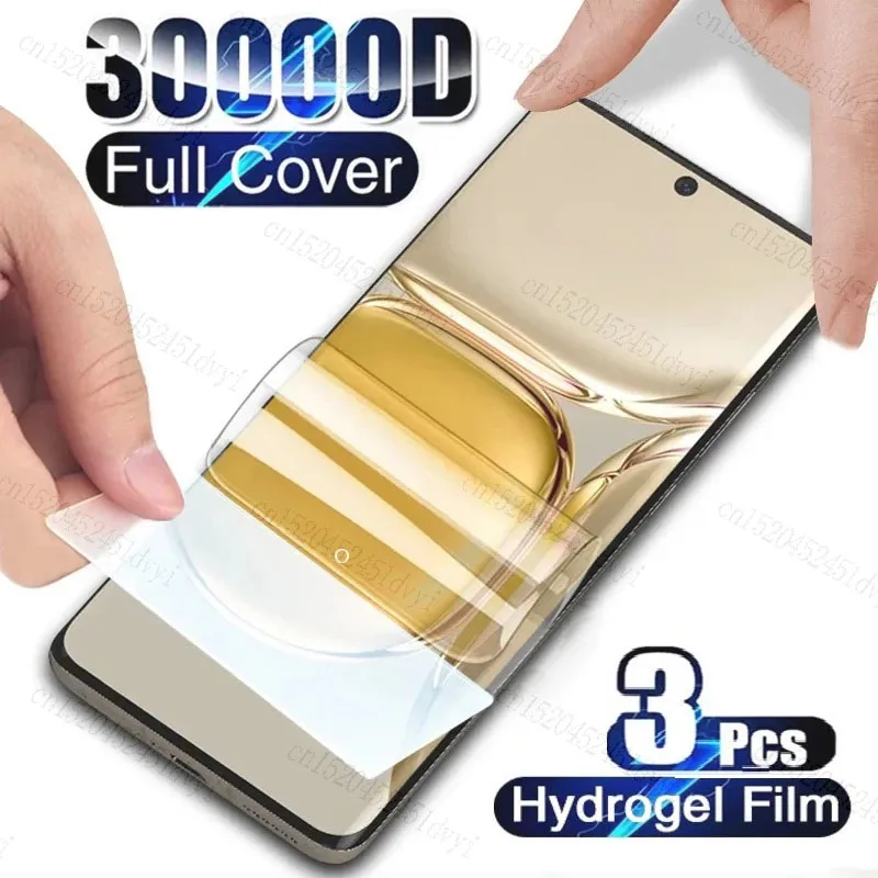 

3PCS Hydrogel Film For Huawei P30 P20 P10 Lite Pro Screen Protector For Huawei P40 P50 Pro Lite P Smart Z 2019 Protective Film