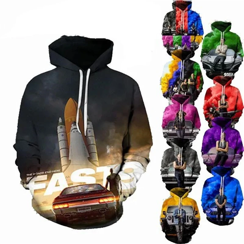 

Movie Fast And Furious 3D Print Hoodies Men Women Children Spring Fashion Long Sleeve Cool Boy Girl Casual Streetwear Pullover