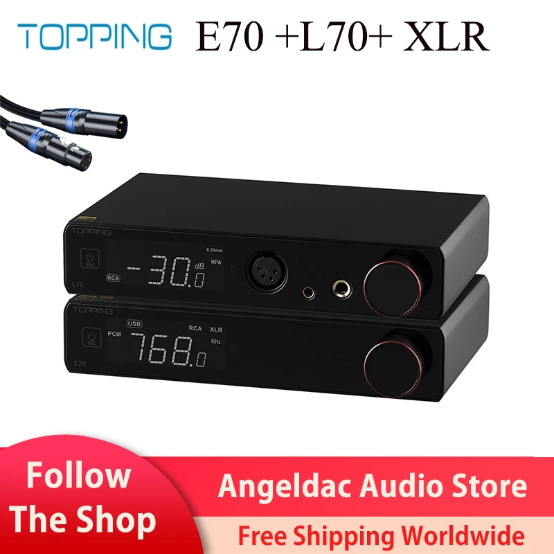 

Комбинированный кабель TOPPING E70 + TOPPING L70 + XLR