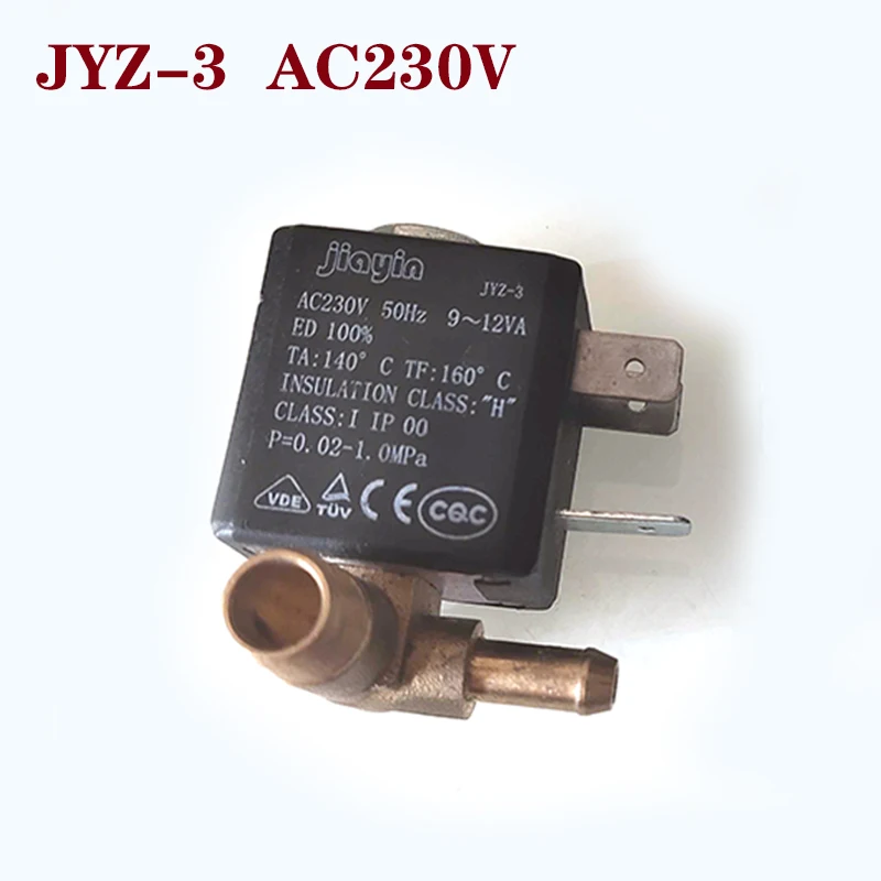 For Jiayin JYZ-3 Normally Closed AC 230V 50HZ  Brass Iron Steam Solenoid Valve booster valve