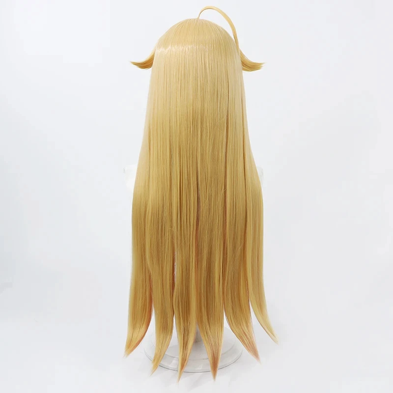 Парик для косплея Torako Koshi с челкой длинные желтые прямые парики 80 см аниме Shikanoko