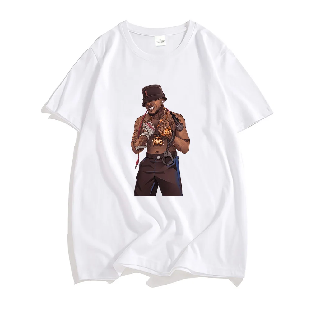 

2pac Tupacc Graphic T-Shirts Men Street Casual Short Sleeve Tees 100% Cotton Summer Clothes Breathable Comfortable T Shirts