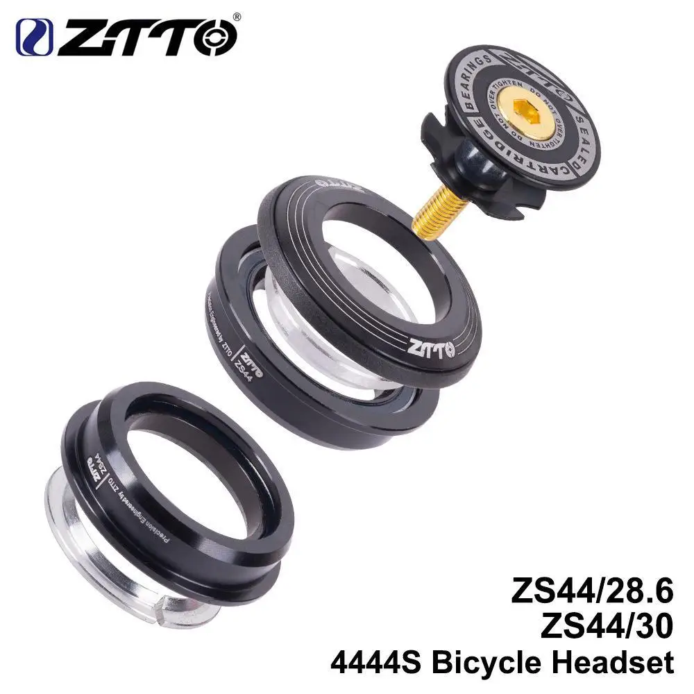 

ZTTO MTB Road bicycle steering column headset 44mm 1-1/8"28.6mm straight tube fork frame semi-integrated low profile Bike zs44