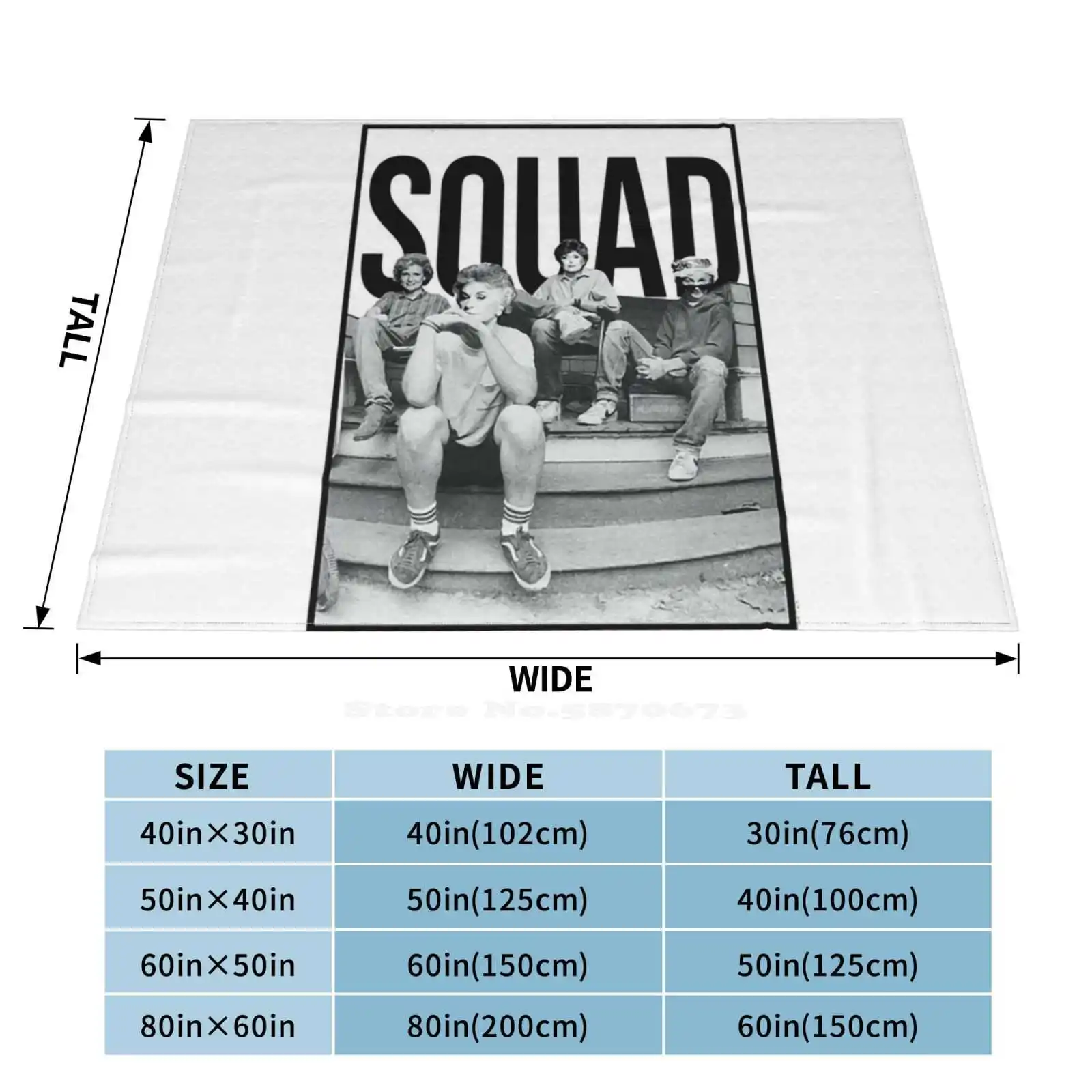 Золотое модное мягкое теплое фланелевое одеяло для девочек The Golden Girls White Bea Arthur TV