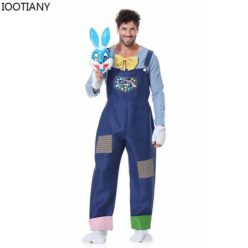IOOTIANY новый унисекс Пасхальный кролик косплей сценический костюм антропоморфный
