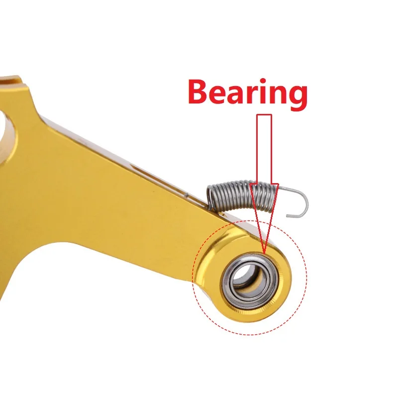 Для Brompton велосипедный тормозной рычаг 22 2 мм из алюминиевого сплава с ЧПУ полый