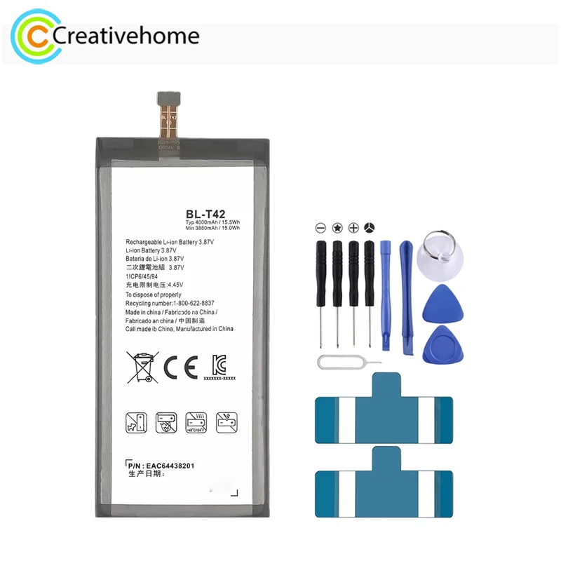 

BL-T42 4000 mAh Li-Polymer Battery Replacement For LG V50 ThinQ 5G / V50S ThinQ 5G / G8X ThinQ