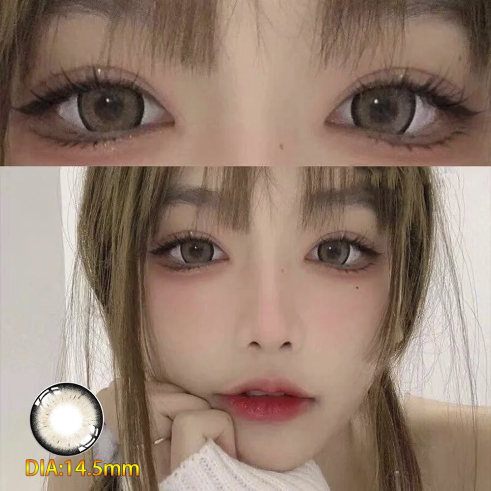 mill creek myopia colored lenses for eyes with prescription natural high quality eyes contact lenses 1 pair2pcs free shipping free global shipping