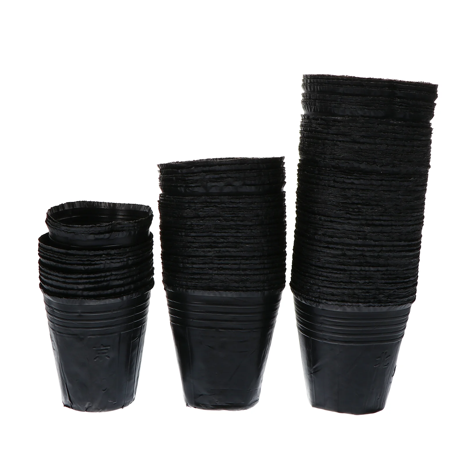 

500 Pcs Small Starter Pots Hydroponic Grow Cups Clear Container Garden Mesh Net Pot Nursery Grow Pots Black Flower Pot