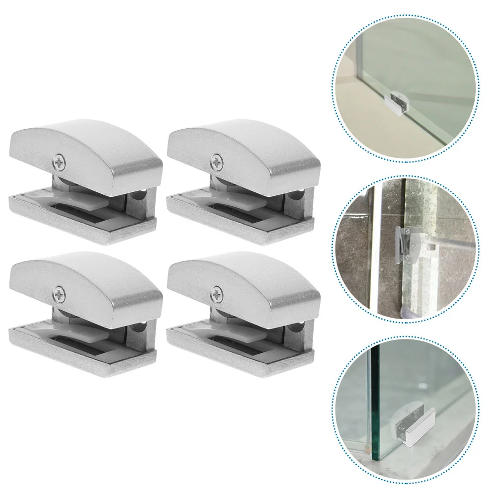 

4 pcs Adjustable Bottom Mount Door Guide Shower Door Replacement Part