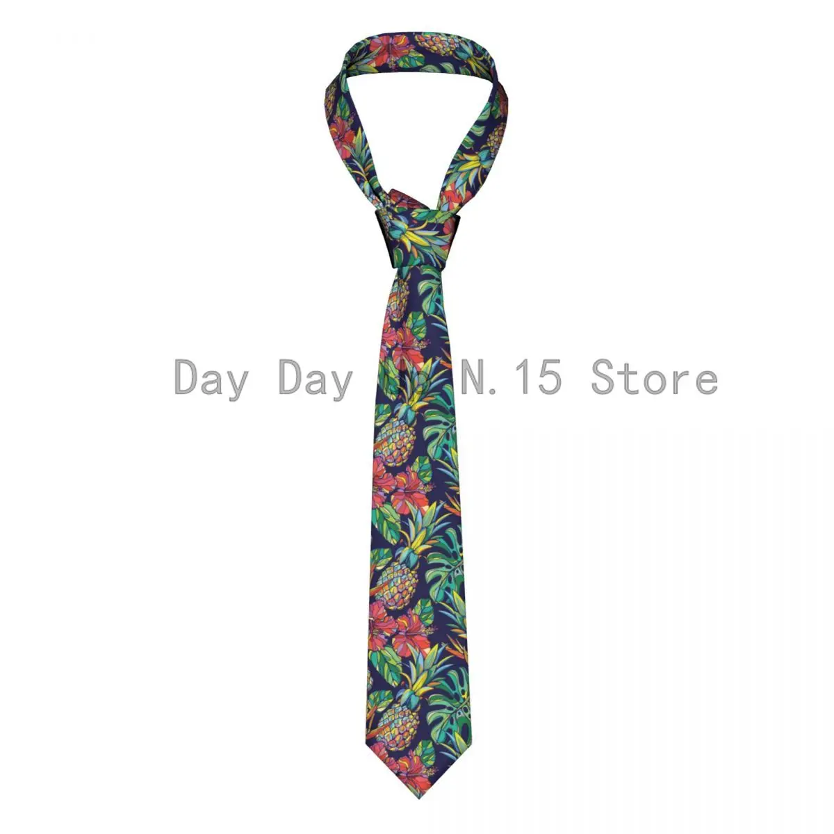 

Casual Arrowhead Skinny Tropical Pineapple Necktie Slim Tie For Men Man Accessories Simplicity For Party Formal Tie