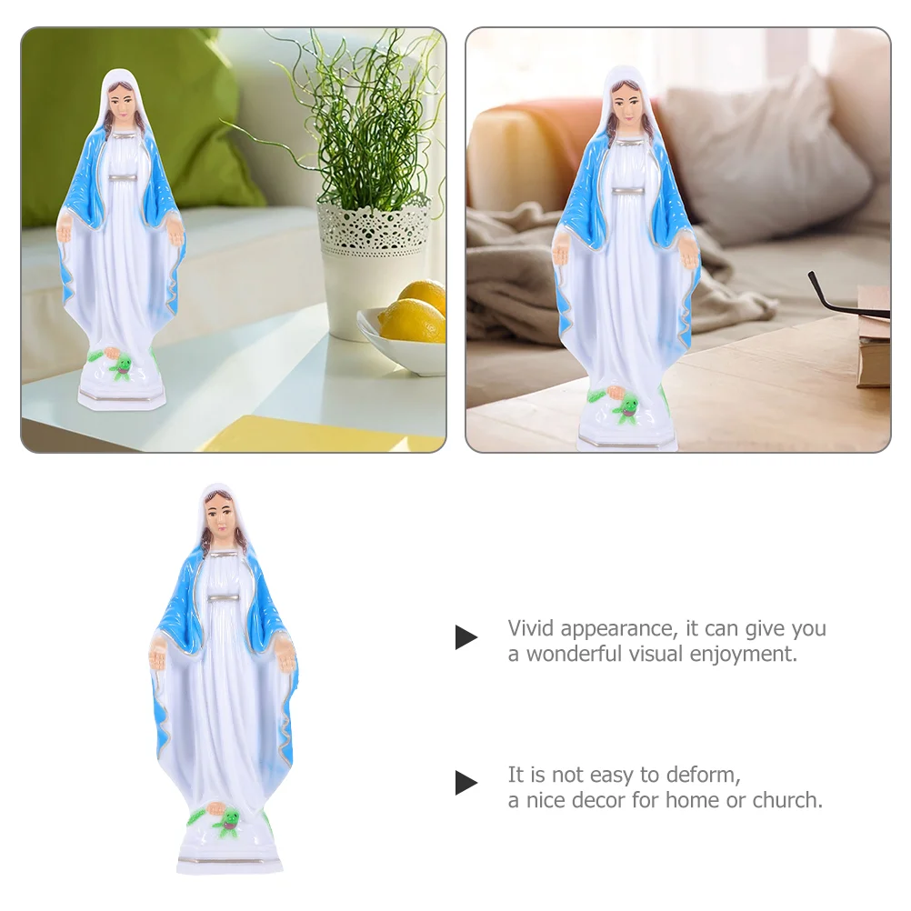 Статуя Грейс Священных Розов Подарок Женские Подарки Миниатюрная Дева Мария