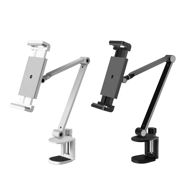 

Aluminum Alloy Mobile Live Broadcasting Stand Stable Lazy Bed Tablet Phone Support Frame Bracket Height Adjustment Sturdy