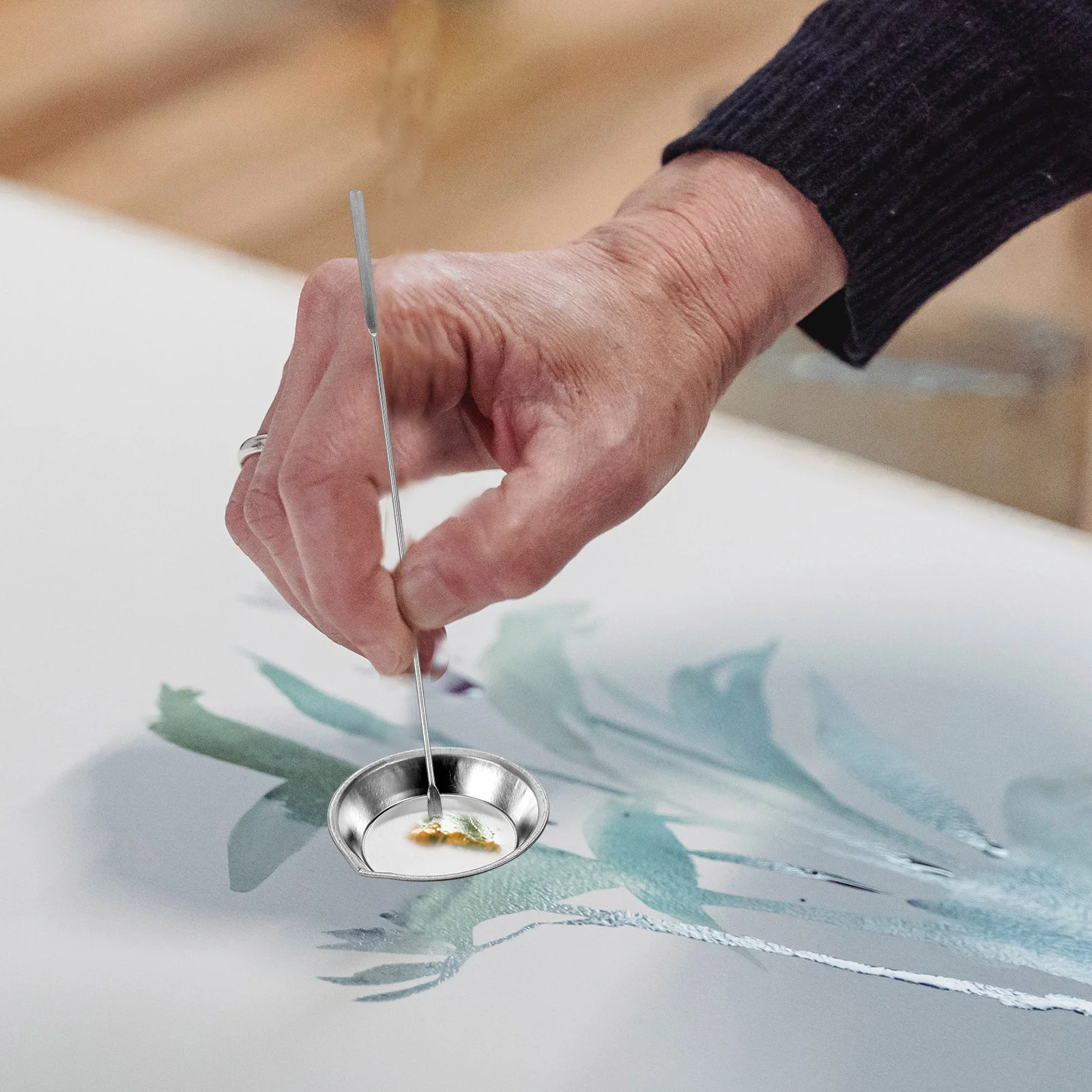 Лоток для краски капельница модель мешалки рисования аксессуары палочки