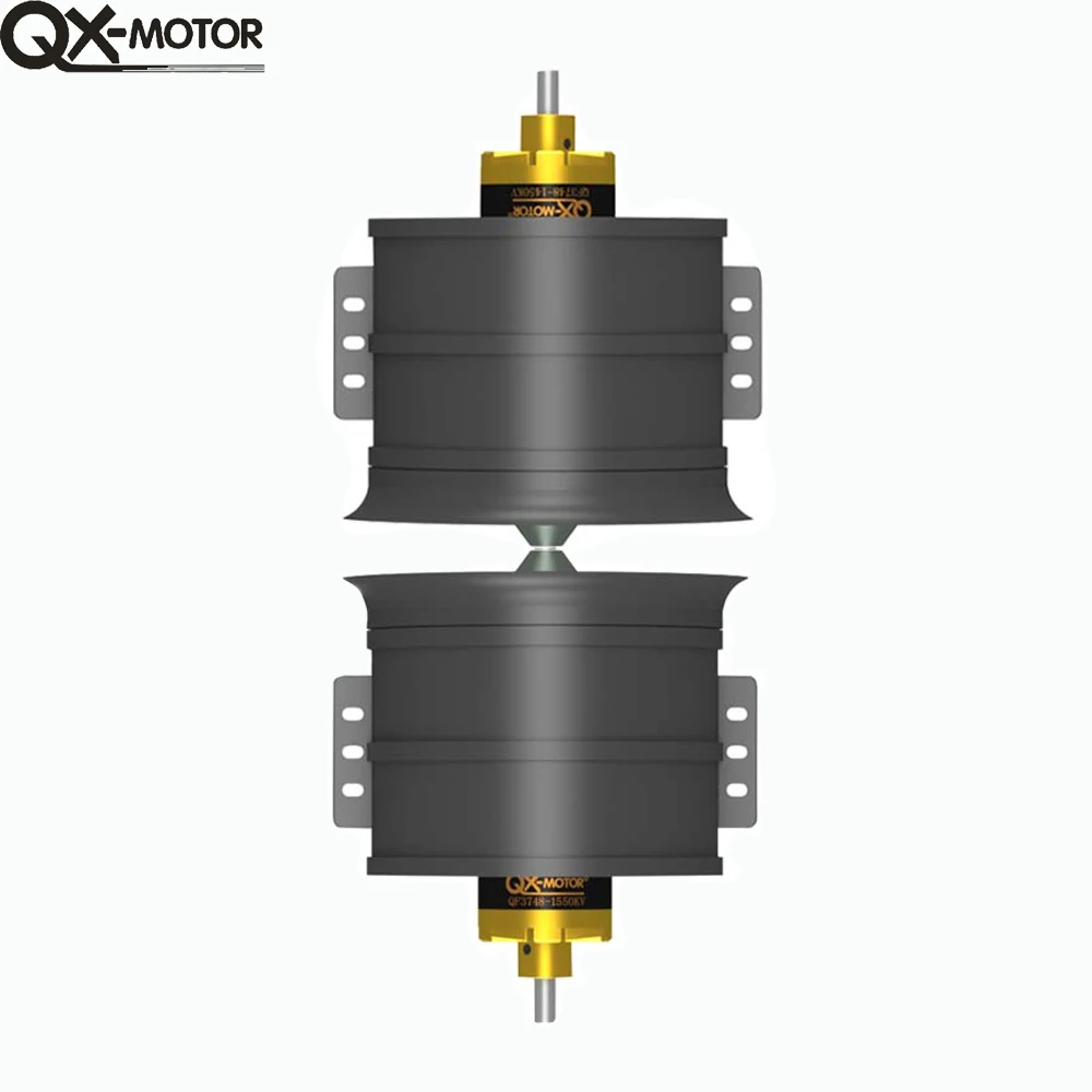 

QX-MOTOR 90 мм EDF 12 Blades Ducted Fan QF3748 3758, бесщеточный двигатель для фотомодели, запасные аксессуары