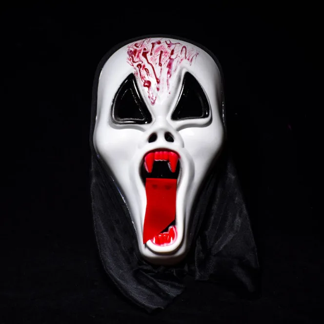 

Ghost Festival whole person Halloween Mask male full face props horror monolith devil scream skeleton ghost face death