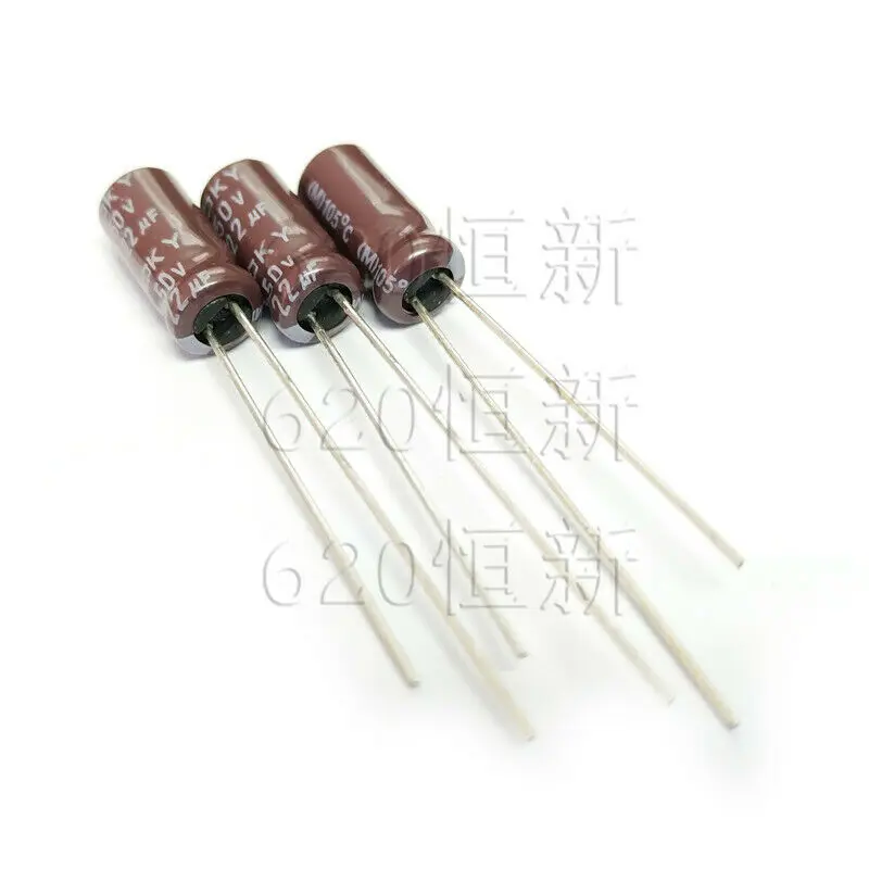 

10pcs 22uF 50V NIPPON NCC KY Series 5x11mm Low ESR 50V22uF Aluminum Electrolytic Capacitor