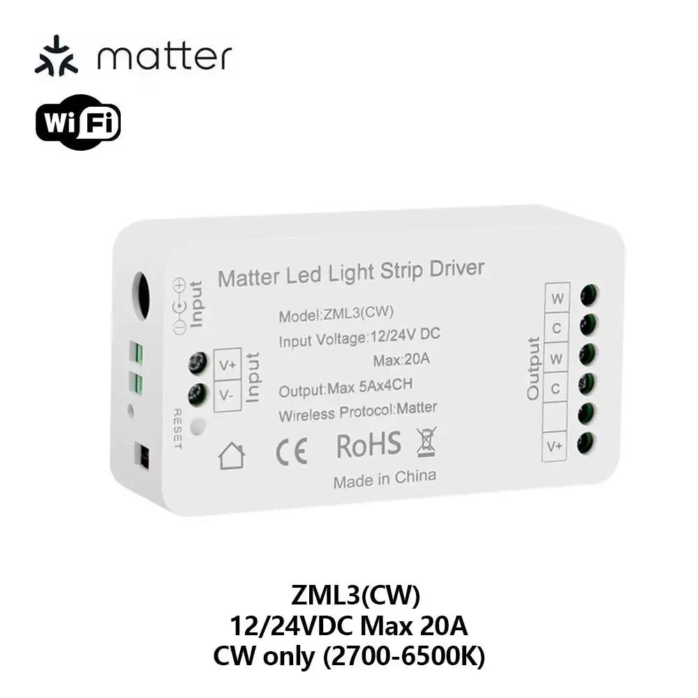 

Zemismart RGB-контроллер для светодиодной ленты Matter