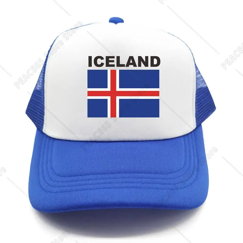 Кепка-тракер в исландском стиле для мужчин крутая бейсболка с флагом страны