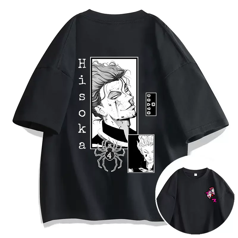 Аниме Hunter x Hisoka футболка с принтом пара студенческая уличная спортивная