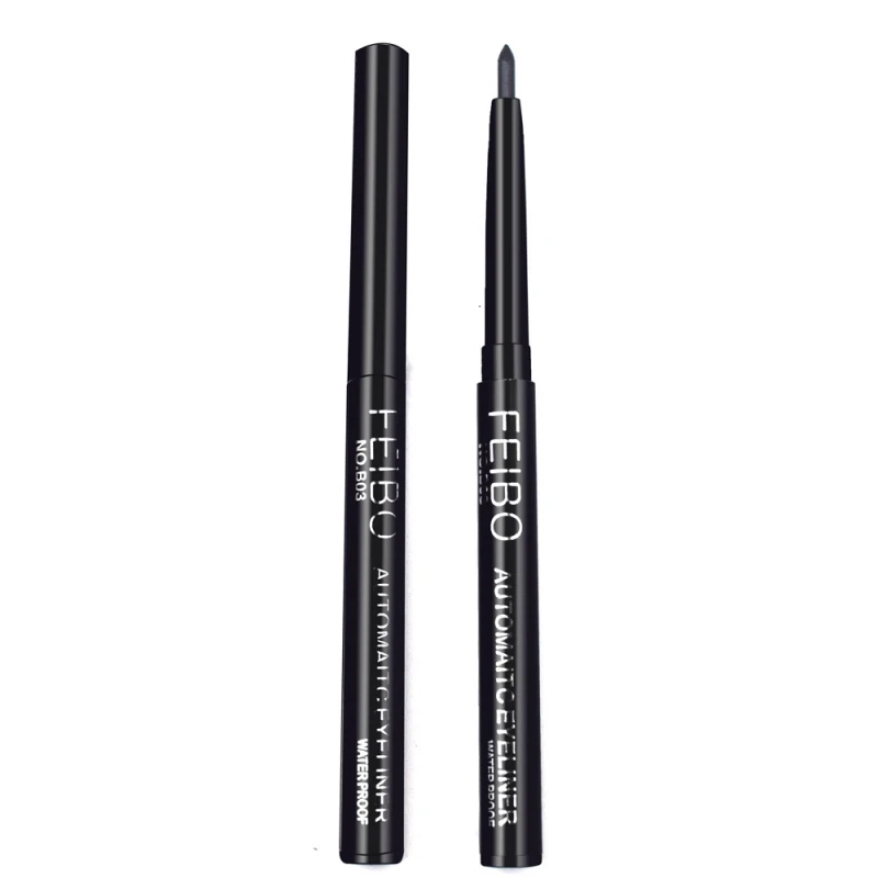 

1pcs Black Automatic Eyeliner Waterproof No Blooming Long-lasting Sweatproof Eye Liner Pencil Non-marking Make up Cosmetics