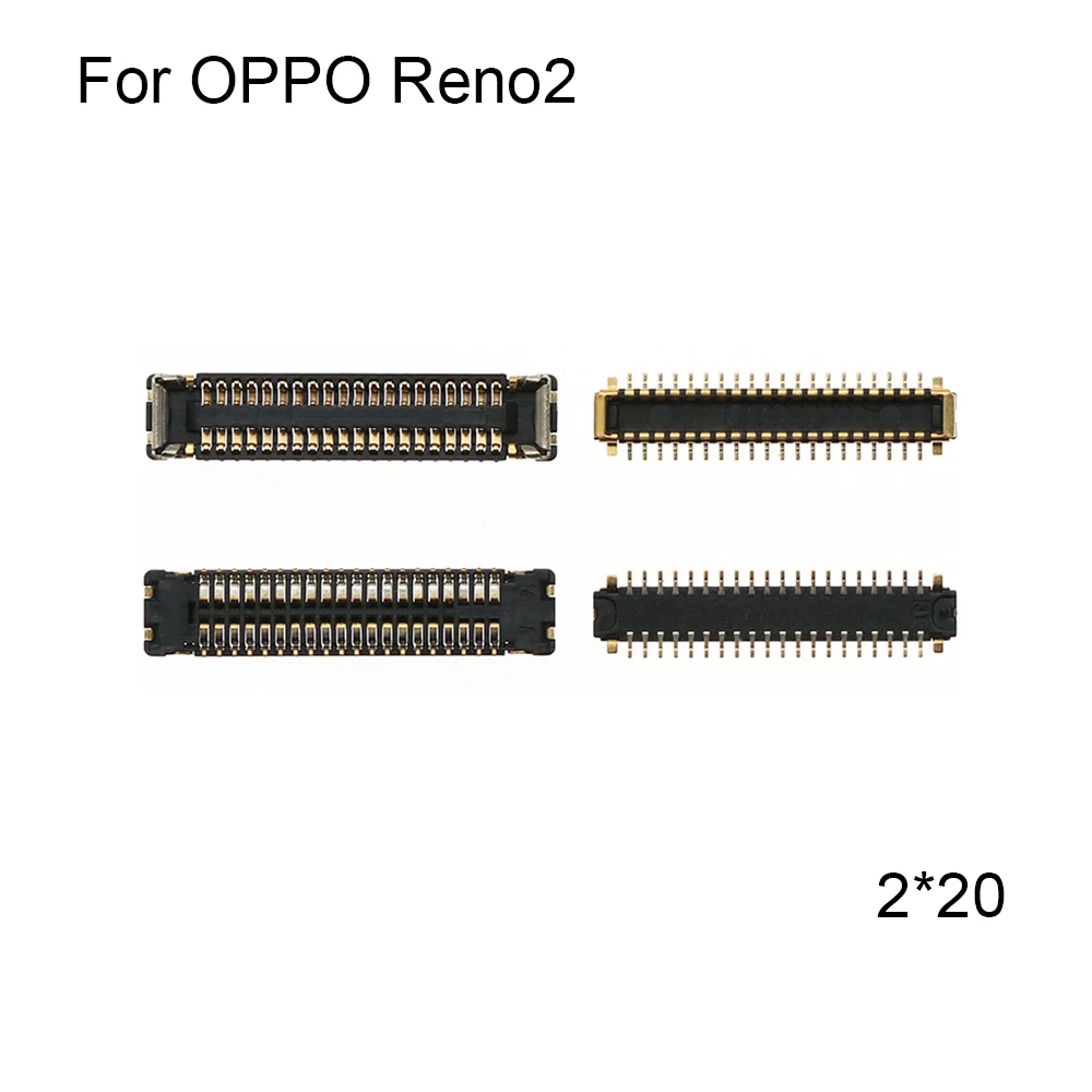 

Разъем FPC для OPPO Reno CPH1921, ЖК-дисплей, гибкий кабель на материнской плате, для OPPO Reno, 2 шт.