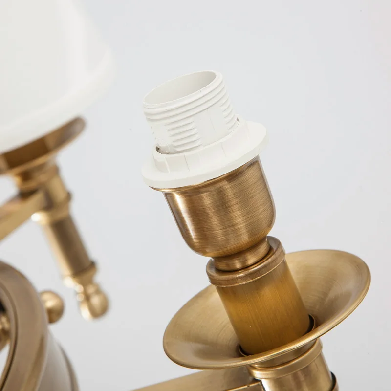 Круглая Люстра из НАТУРАЛЬНОЙ МЕДИ для спальни кухни столовой гостиной