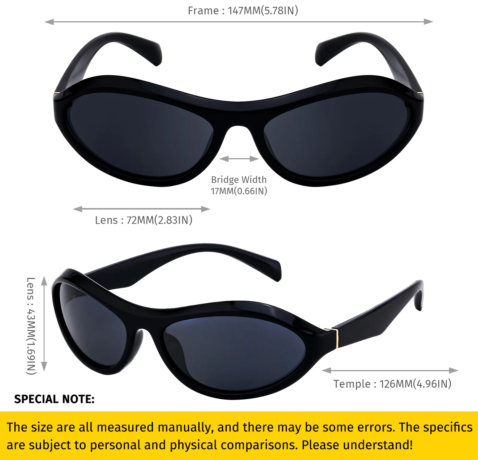 Овальные Солнцезащитные очки кошачий глаз в стиле ретро для мужчин и женщин Y2K