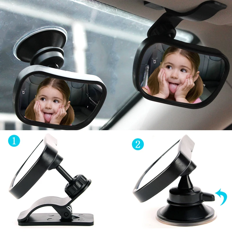 

Adjustable Baby Car Mirror Car Back Seat Safety View Rear Ward Facing Car Interior Baby Kids Monitor Reverse Safety Seats Mirror