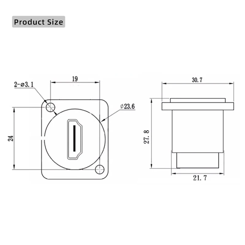 Разъемы для кабеля 4K HDMI 2 0