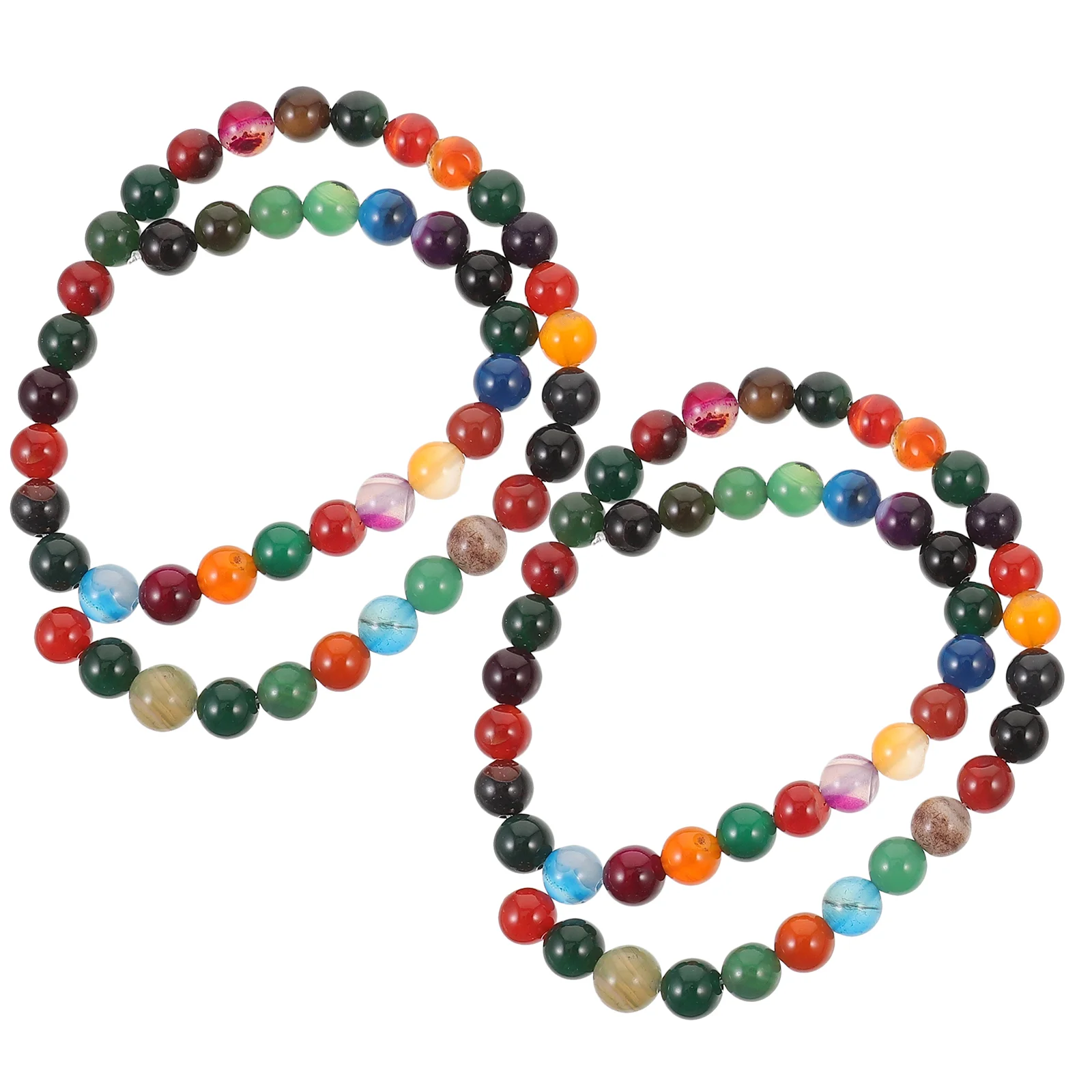 

2 Strings Bracelets Beads Jewelry Making Bulk Crafts Supplies DIY Natural Stone Loose Spacer