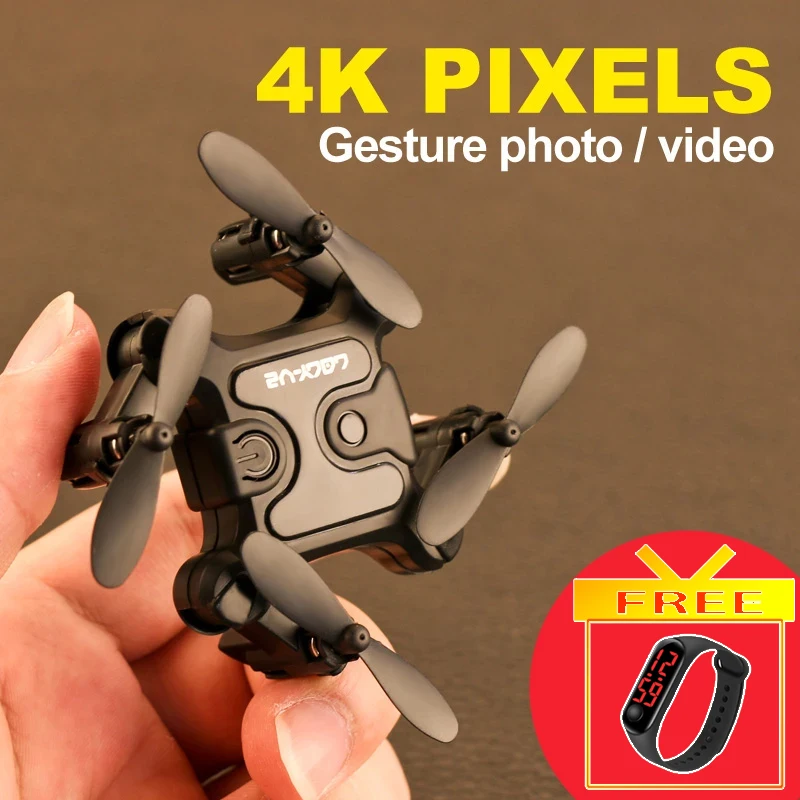 

X2 UAV mini 4K HD camera Wifi FPV foldable RC four-rotor aerial camera pocket boy gift toy